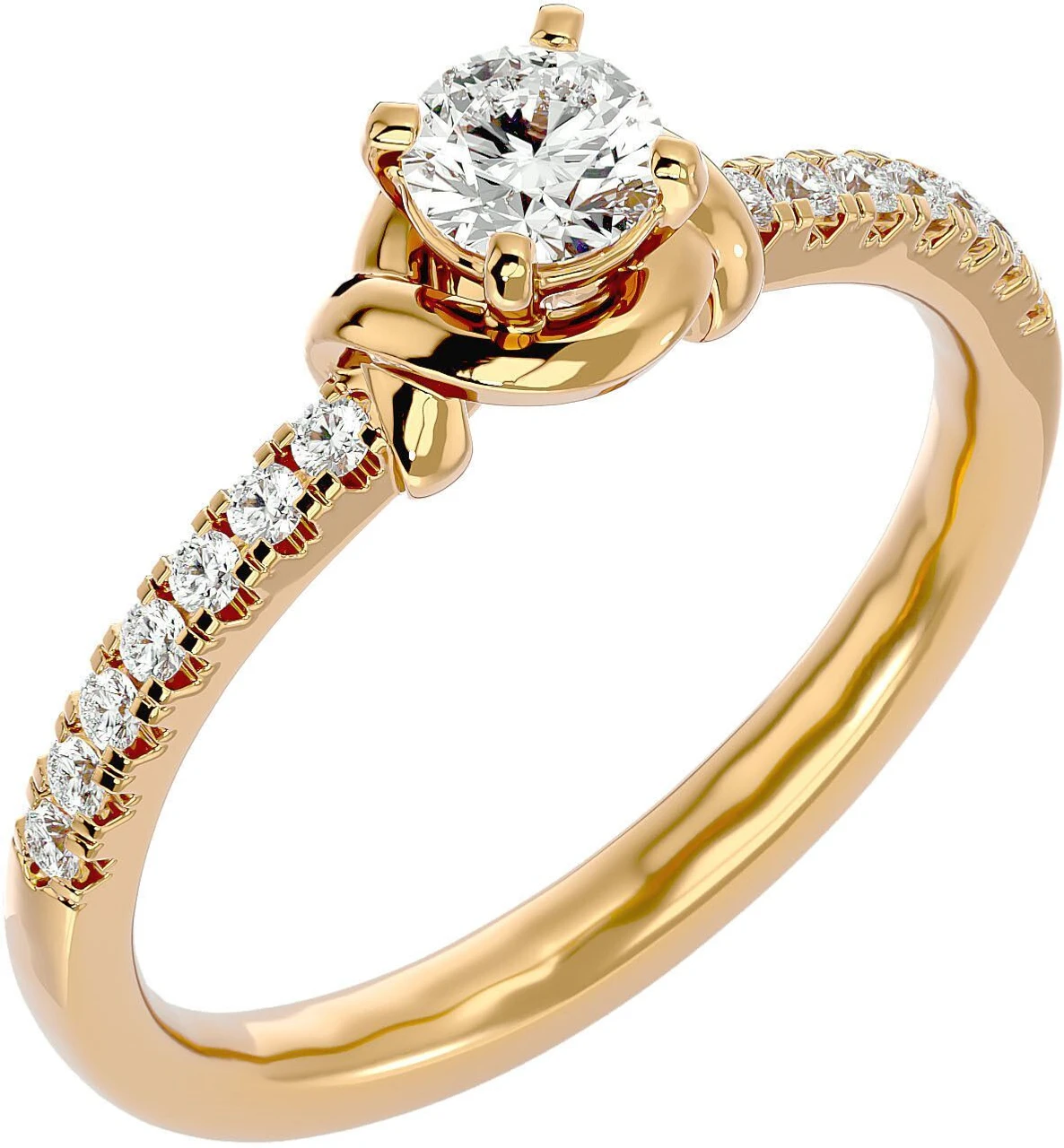 Shimmering Solitaire Sterling Silver 925 Yellow Gold Rhodium Plated Cubic Zirconia Silver ring